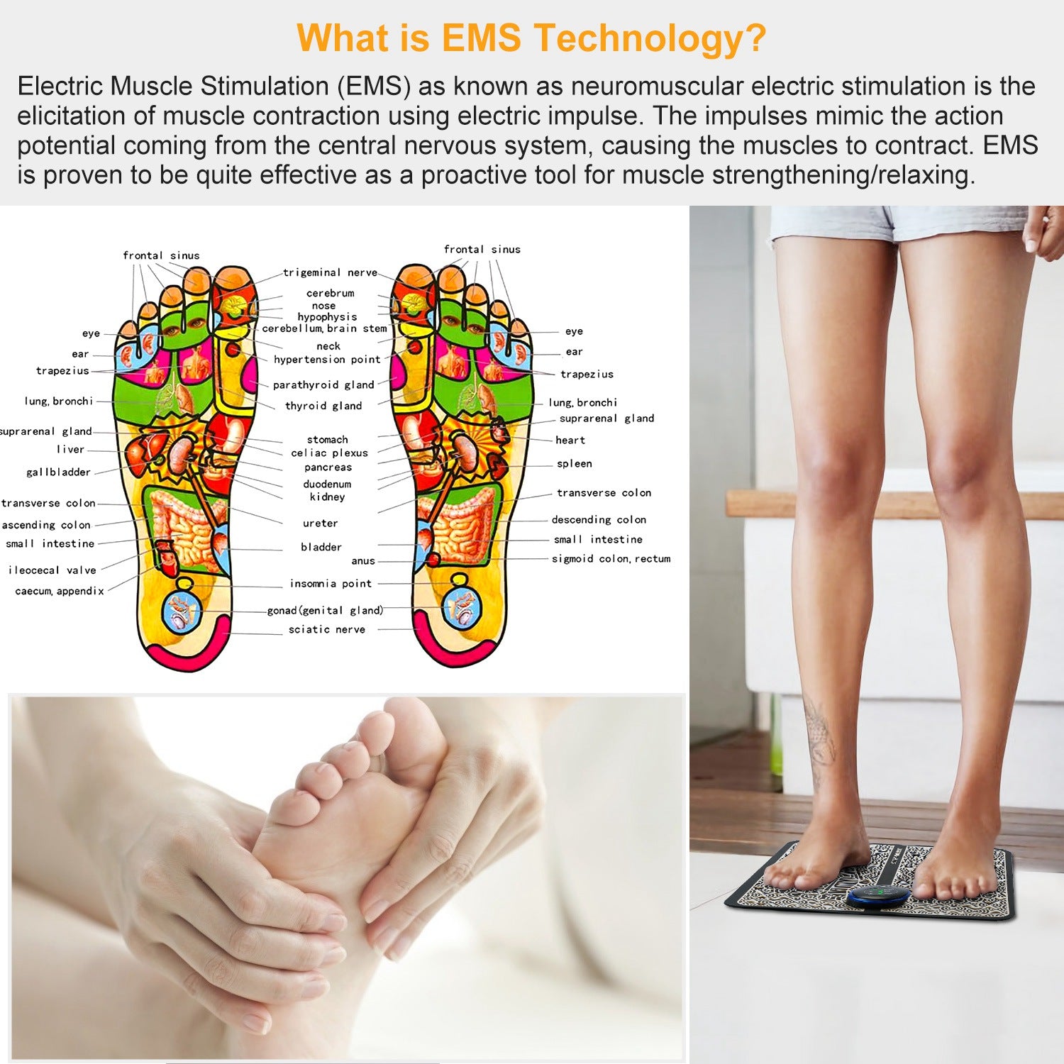 StepPulse EMS Mat™ – Smart Foot & Leg Muscle Stimulator