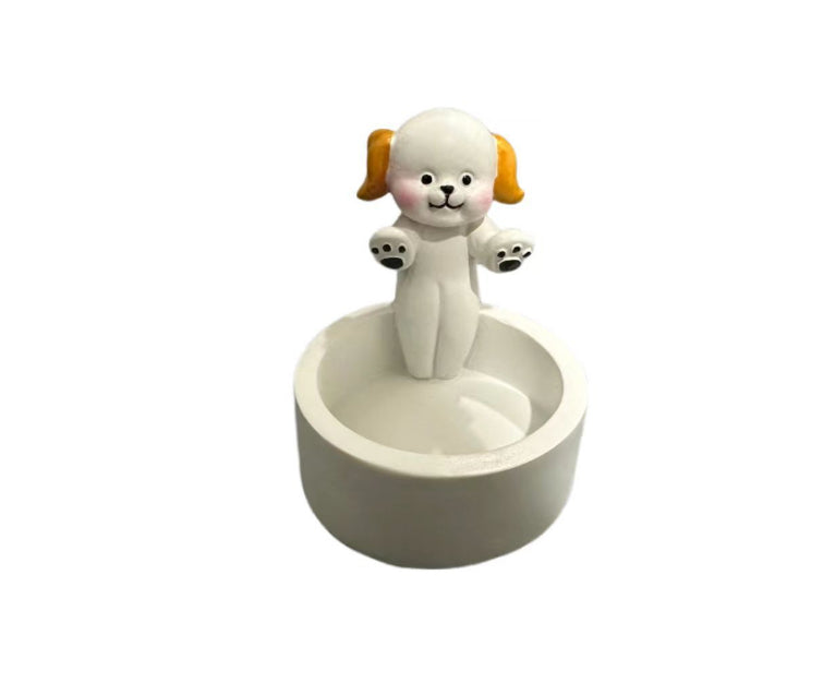 PurrGlow Holder™ – Cute Kitten Candle Stand