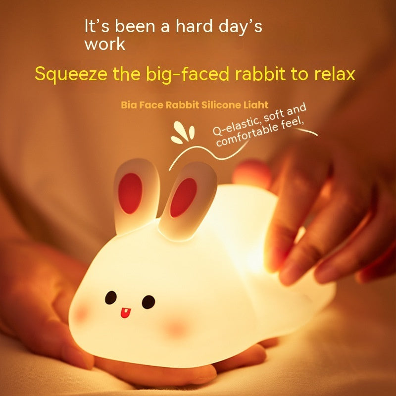 BunnyGlow Touch™ – Soft Silicone LED Night Light