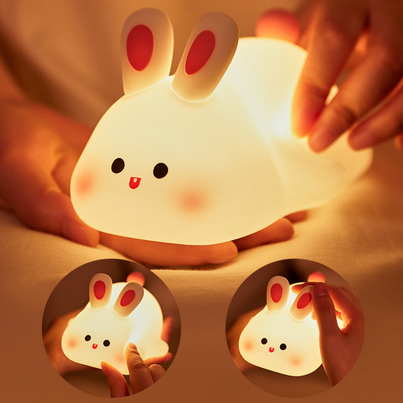 BunnyGlow Touch™ – Soft Silicone LED Night Light