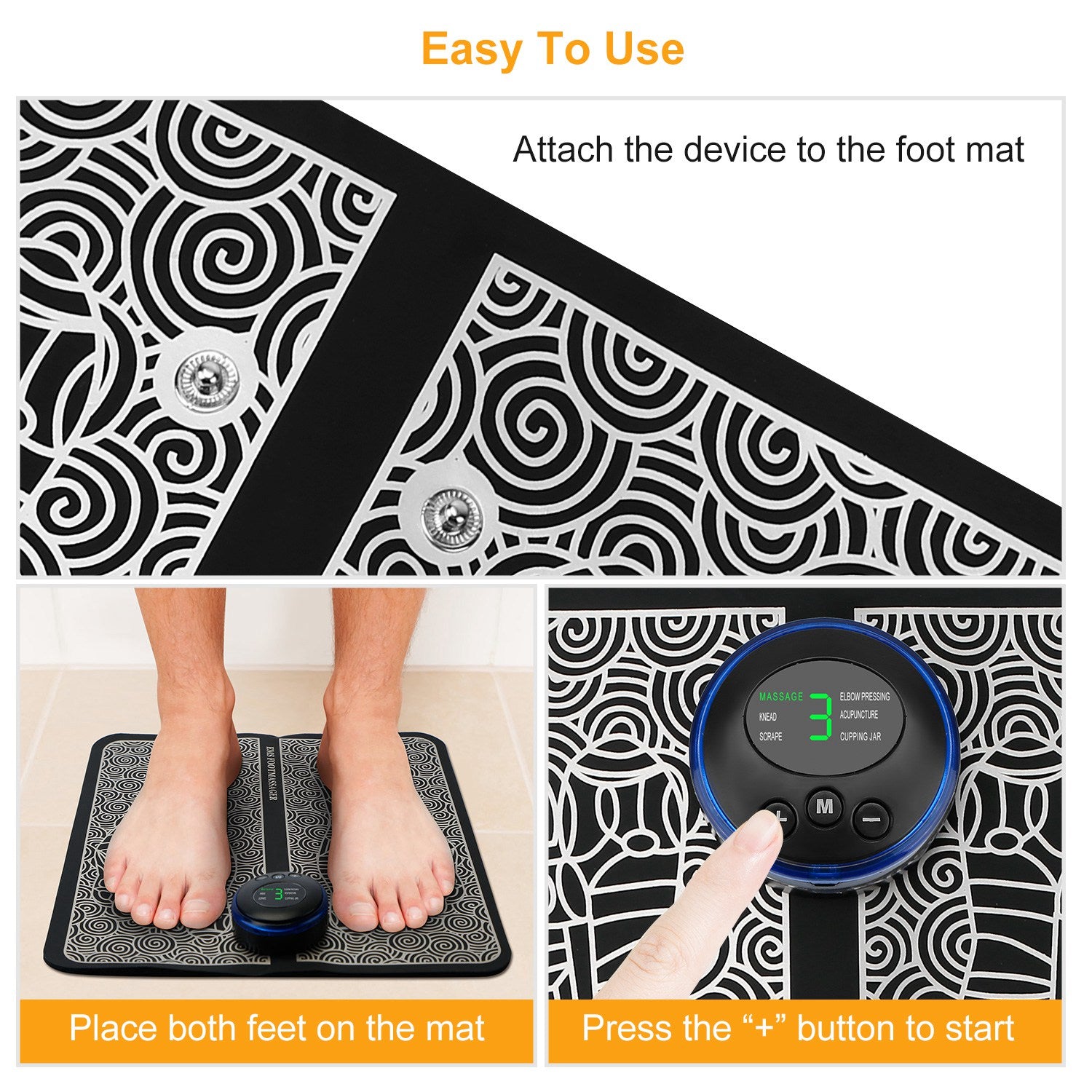 StepPulse EMS Mat™ – Smart Foot & Leg Muscle Stimulator