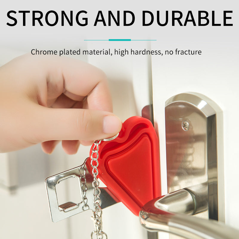 SecureNest Door Lock™ – Portable Safety Latch for Travel & Home