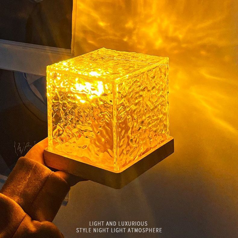 RippleGlow Prism™ – 16-Color Water Ripple Projection Lamp