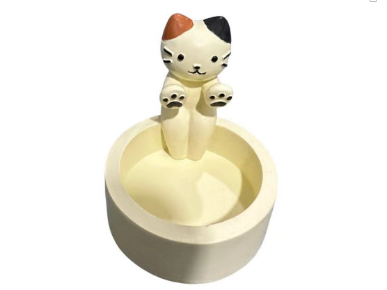 PurrGlow Holder™ – Cute Kitten Candle Stand