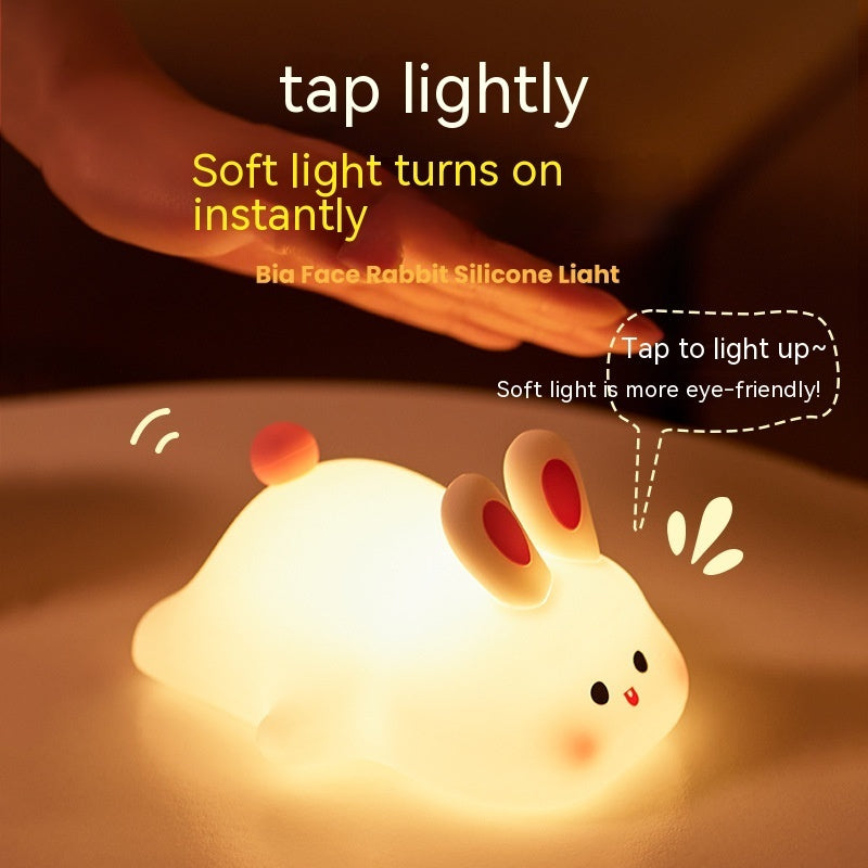 BunnyGlow Touch™ – Soft Silicone LED Night Light