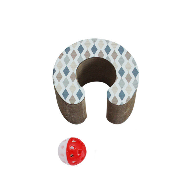 ScratchWave Pro™ – Foldable Corrugated Cat Scratcher